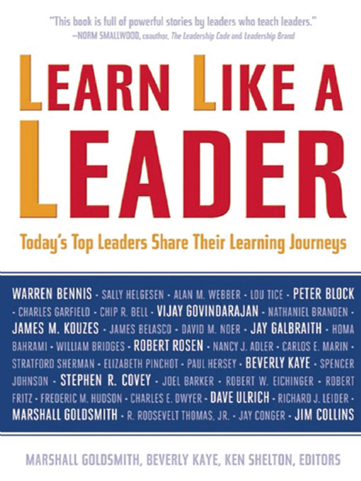 Title details for Learn Like a Leader by Marshall Goldsmith - Wait list